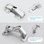 Is ending soon Easy installation of bridge-shaped door hinges -Cabinet hinges