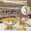 Pre-Christmas Stainless Steel Chafing Dish Buffet Set