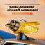 Sale - Solar powered airplane shaped car ornaments
