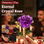 Valentine‘s Forever Blooming Crystal Rose