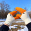 Holiday Mega Sale The "Silly Goose" Knitted Thermal Handcrafted Mittens