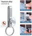 Titanium Alloy Magnetic Keychain - Anti-Lost Quick-Release Key Ring