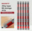 Pro-Series Aluminum Magnetic Hex Bit Organizer | 40-Slot 1/4" Drive Holder