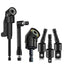 6PCS Right Angle Drill Attachment Set with 105° Angle Drill Adapter and Impact Grade Socket Adapter