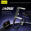 2-in-1 Braided Fast Charge Cable With Built-in Phone Stand