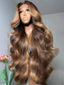 Ombre Honey Blonde Body Wave HD Lace Wig