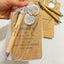 “Proud of You" Inspirational Keychain, Notepad & Bamboo Pen Gifts Set