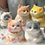 Best Gift Cute and soft cat-shaped toy
