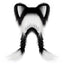 Soft Furry Animal Ear Hat with Braids