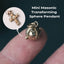 Mini Masonic Pendant – Transformable Sphere, Unique Symbolic Jewelry