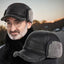 New Men's Winter Hat with Sheepskin Flat Top Earmuffs