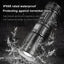 【Family Essentials】White Laser Telescopic Zoom Flashlight