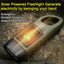 High Brightness Portable Outdoor Solar Powered Flashlight