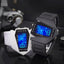 Creative luminous aeroplane shape LED watch