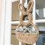 Easter Sale - Bunny Basket Hanging Wall Pocket Spring Decor