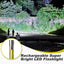 Rechargeable super bright LED flashlight