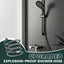 PROMOTION - Upgraded Explosion-proof Braided Shower Hose - Anti-leak