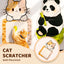 Wall-Mounted Scratching Post Without Drilling – Sustainable Felt, Built-in Toys & Space-Saving