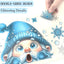 Buy One Get One Free Christmas-Themed Glittering Window Stickers 9 PCS Set