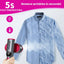 Rotating handle × Powerful steam | Easily switch between flat ironing and hanging ironing Portable handheld steam iron