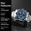 NOW! Men‘s Military Watch – Analog-Digital Display, Waterproof & Shock-Resistant