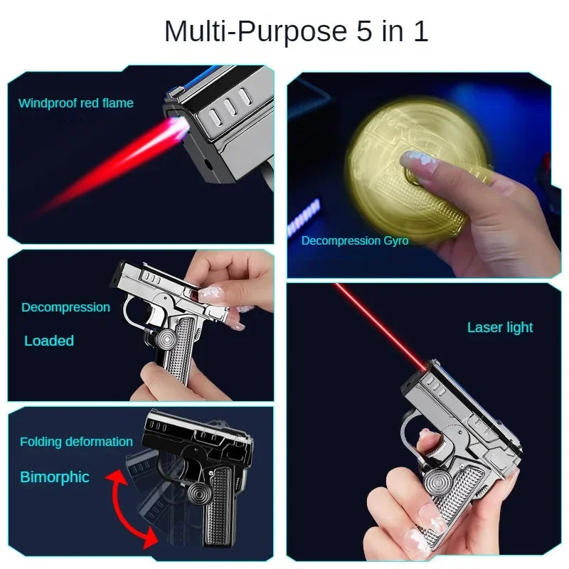 Multi-Functional Foldable Windproof Lighter