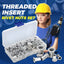 Hot Promotion Flat Head Threaded Insert Nut Rivet Nuts Set