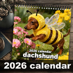 Dachshund Wall Calendar – Cute Sausage Dog 12-Month Planner for Dog Lovers