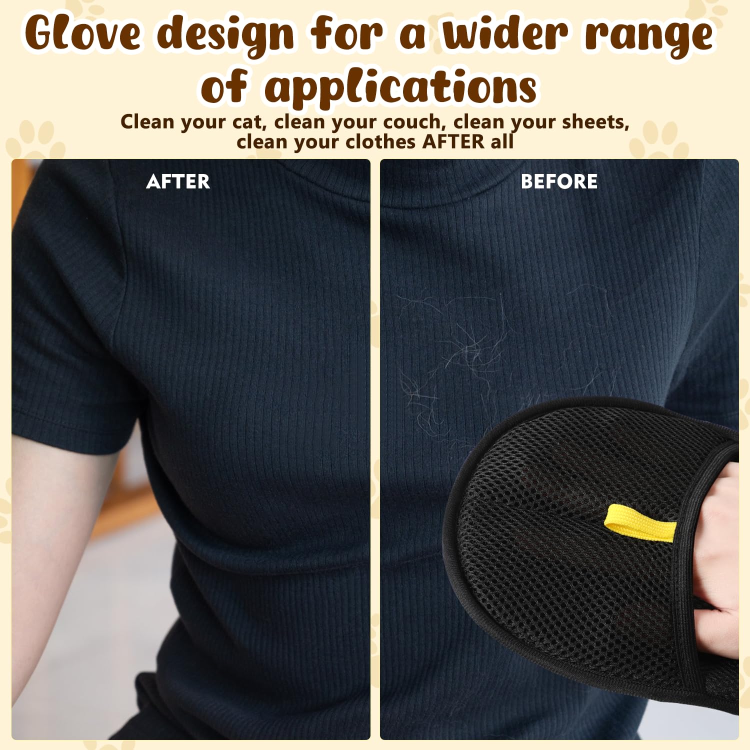 Hot-Save Pet Hair Remover Electrostatic Gloves