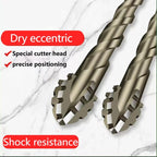 New Four-Flute Sawtooth Eccentric Drill Bit Set