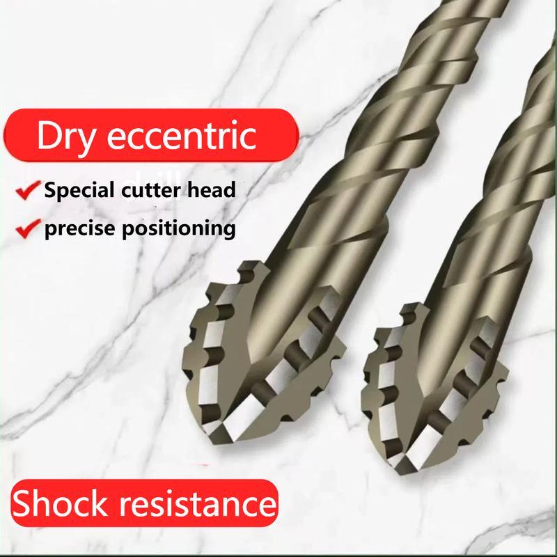 New Four-Flute Sawtooth Eccentric Drill Bit Set