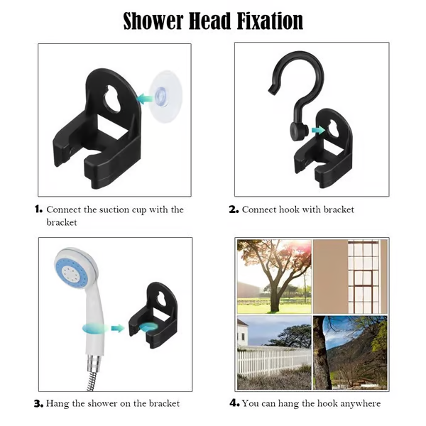 Portable Shower for Camping with Water Pump