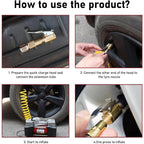 Brass Tire Air Chuck