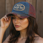 NOT DEAD YET - Vintage Washed Baseball Cap
