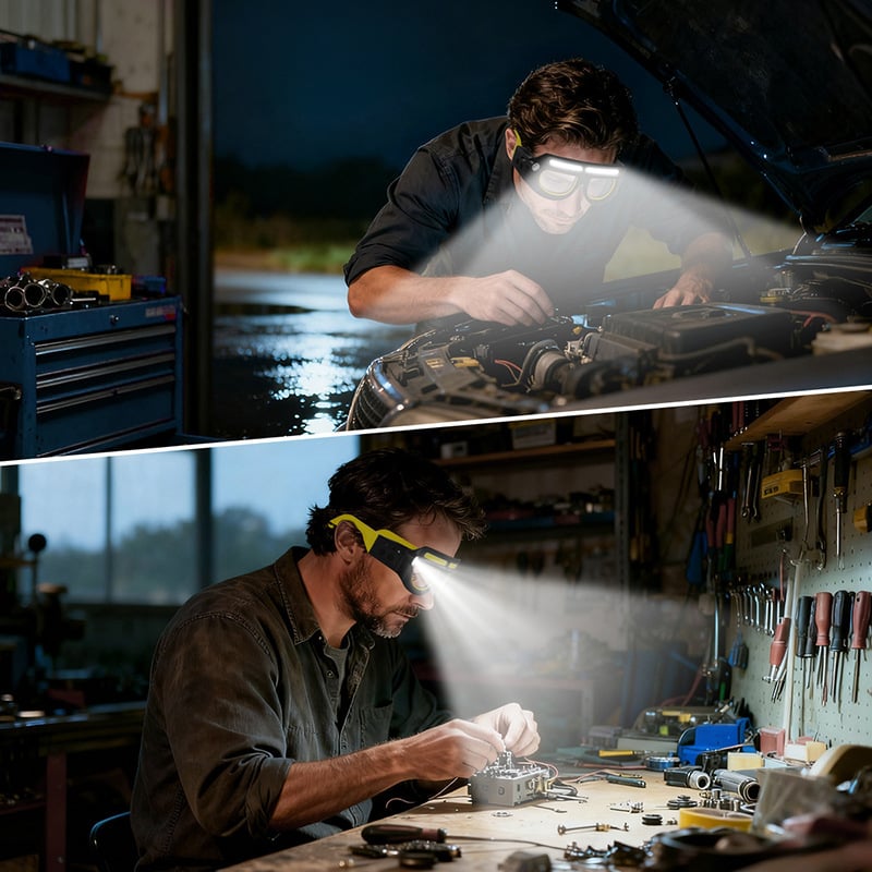 Discount of 49% Rechargeable LED sports-sensing glasses light