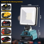 3000LM Cordless LED Work Light with charging Ports