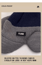 The Perfect Christmas Gift for Him: Winter Knitted Earflap Hat - Ultimate Cold Protection & Style