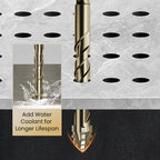 Flash Sale ! High-Strength 4-Flute Serrated Eccentric Drill Bit Kit