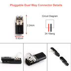 Final Day – Ends Tonight! Double-Wire Connector with LOCKING Buckle ! Secure lock, no slips. The reliable choice for safe, solid connections