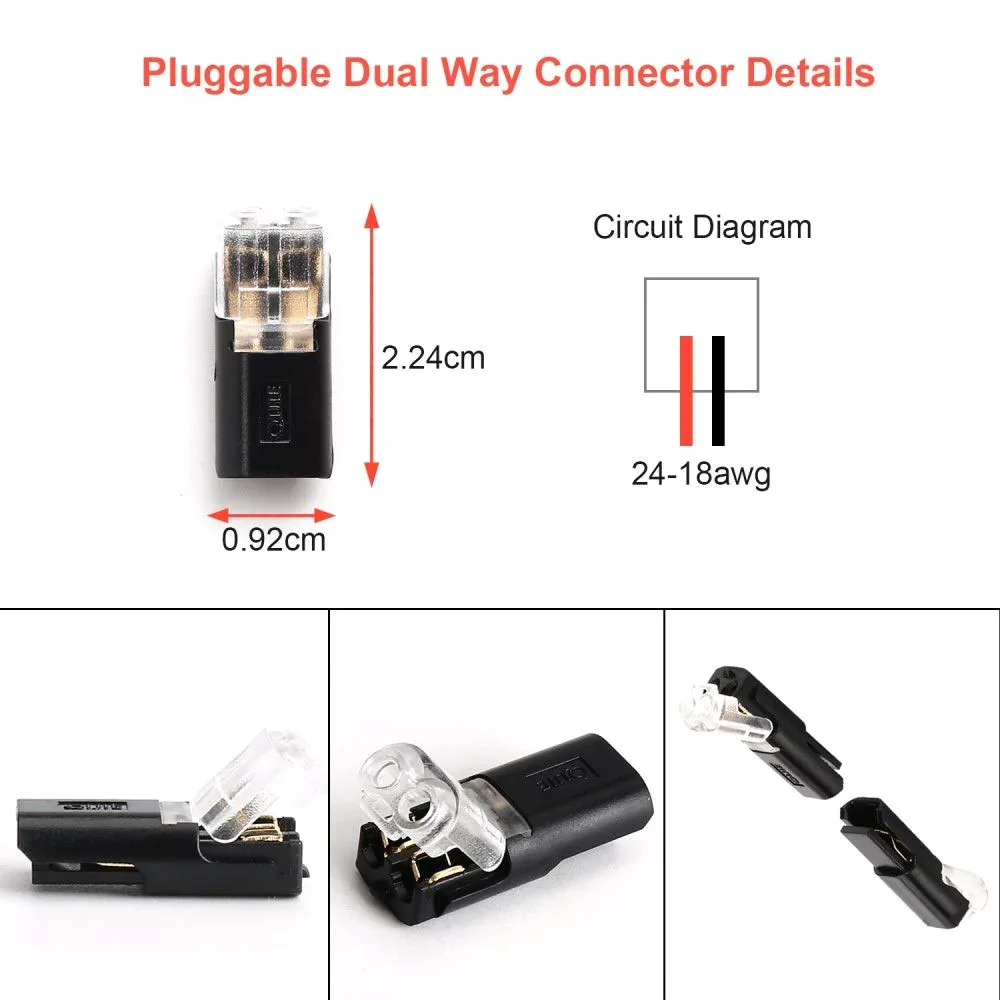 Final Day – Ends Tonight! Double-Wire Connector with LOCKING Buckle ! Secure lock, no slips. The reliable choice for safe, solid connections