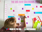 The Big A## Wall Calendar - Flexible Dry-Erase Material Design Your Amazing Year