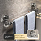 Wall-Mounted Towel Rack with Strong Suction – No Tools Needed
