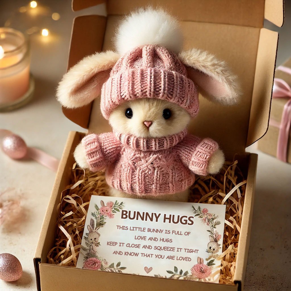 Special Sale Handmade Mini Bunny Hug Cute Easter Gift