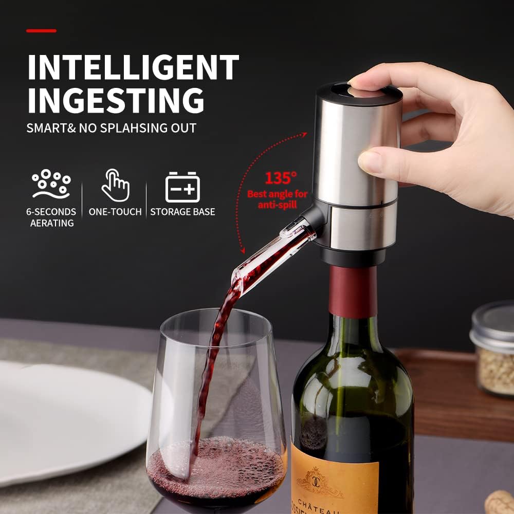 Electric Wine Aerator and Dispenser