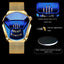 70 % OFF !! Luxury Mens Racing Sport Rhombus Watch
