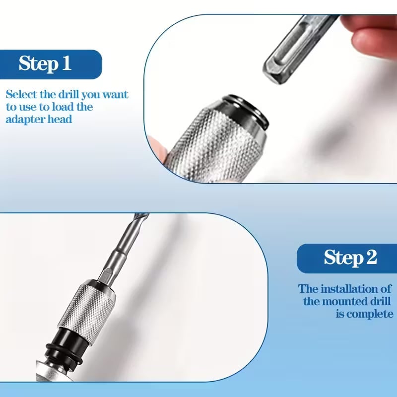 Promotion Rotary Hammer Adapter with Impact Drill Bits Set