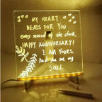 Christmas LED Note Board Buy 1 Get 7 Colour Pens For Free