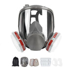 Full-face self-filtering respirator for protection against dust and toxic substances