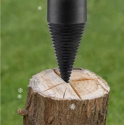 【Hex Shank Firewood Drill Bit - Time-Saving Wood Splitting Essential】