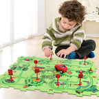 Educational puzzle and circuit game for children